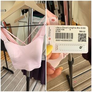 lululemon athletica Like a Cloud Longline Bra - Light Pink